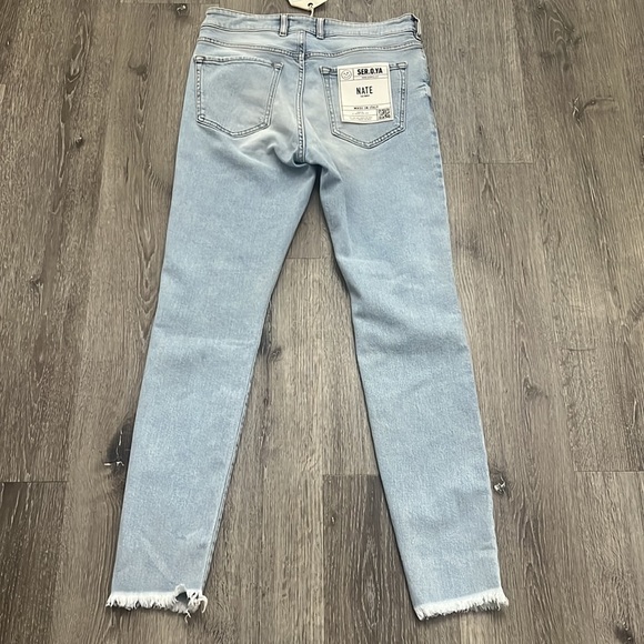 SER.O.YA Nate skinny jeans, coastline size 30 NWT - Picture 7 of 9